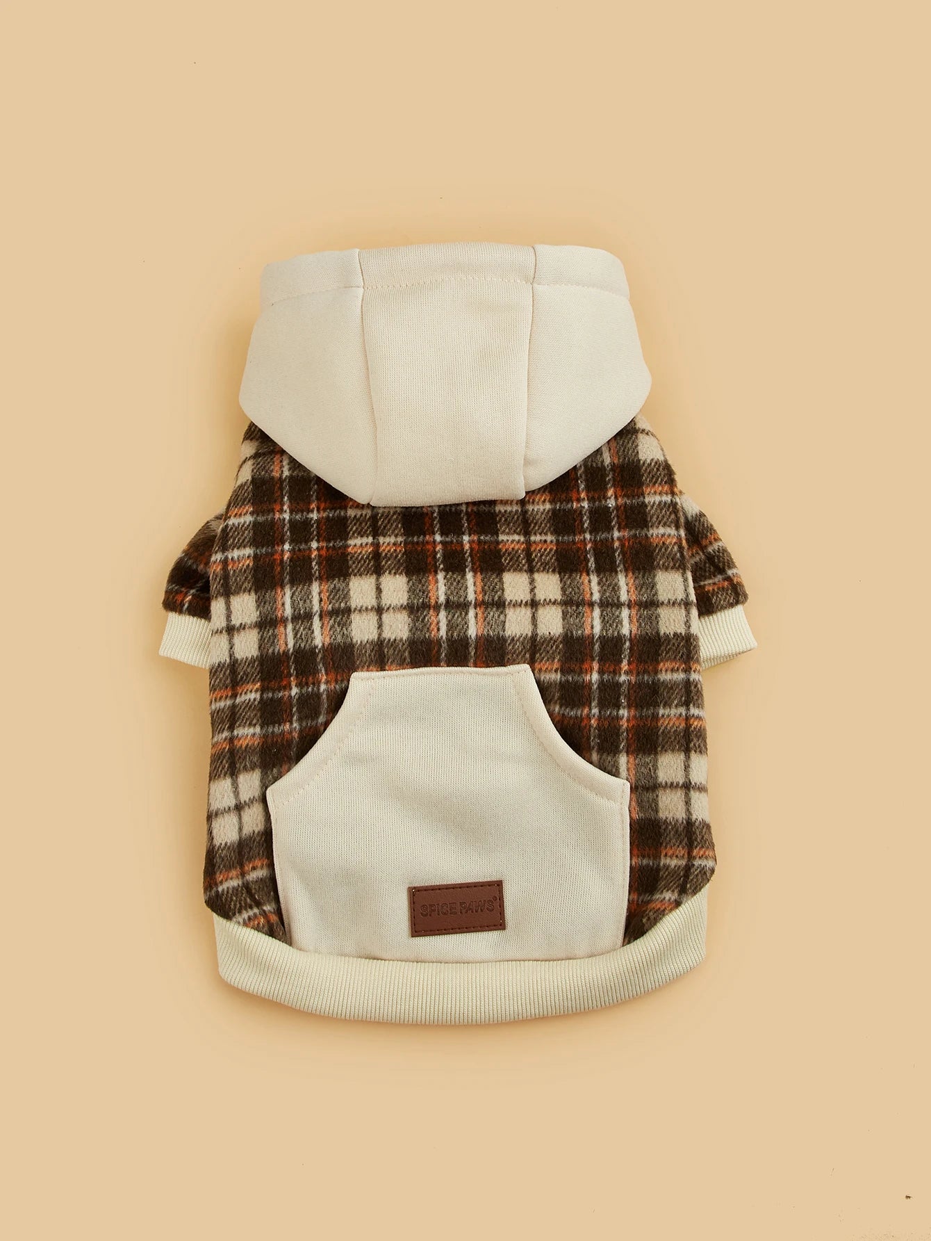 Plaid Button-Up Dog Jacket - Cozy & Stylish Pet Outerwear