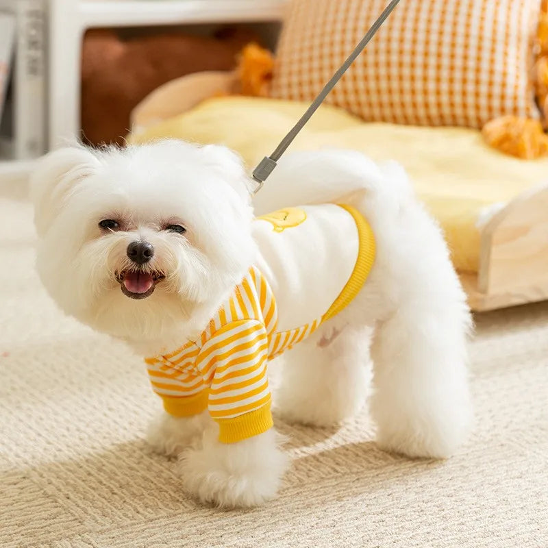 Adorable Cartoon Pet Clothes – Cozy & Stylish Small Dog Outfit