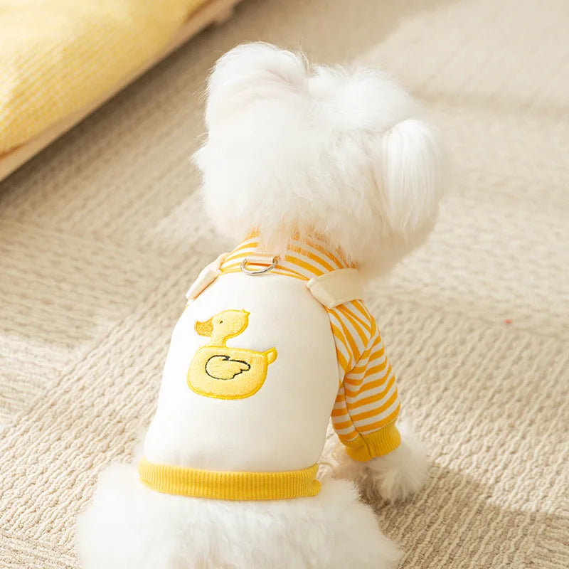 Adorable Cartoon Pet Clothes – Cozy & Stylish Small Dog Outfit